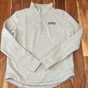 Vineyard Vines Mackinac Island Pink Pony gray Shep Shirt - size small